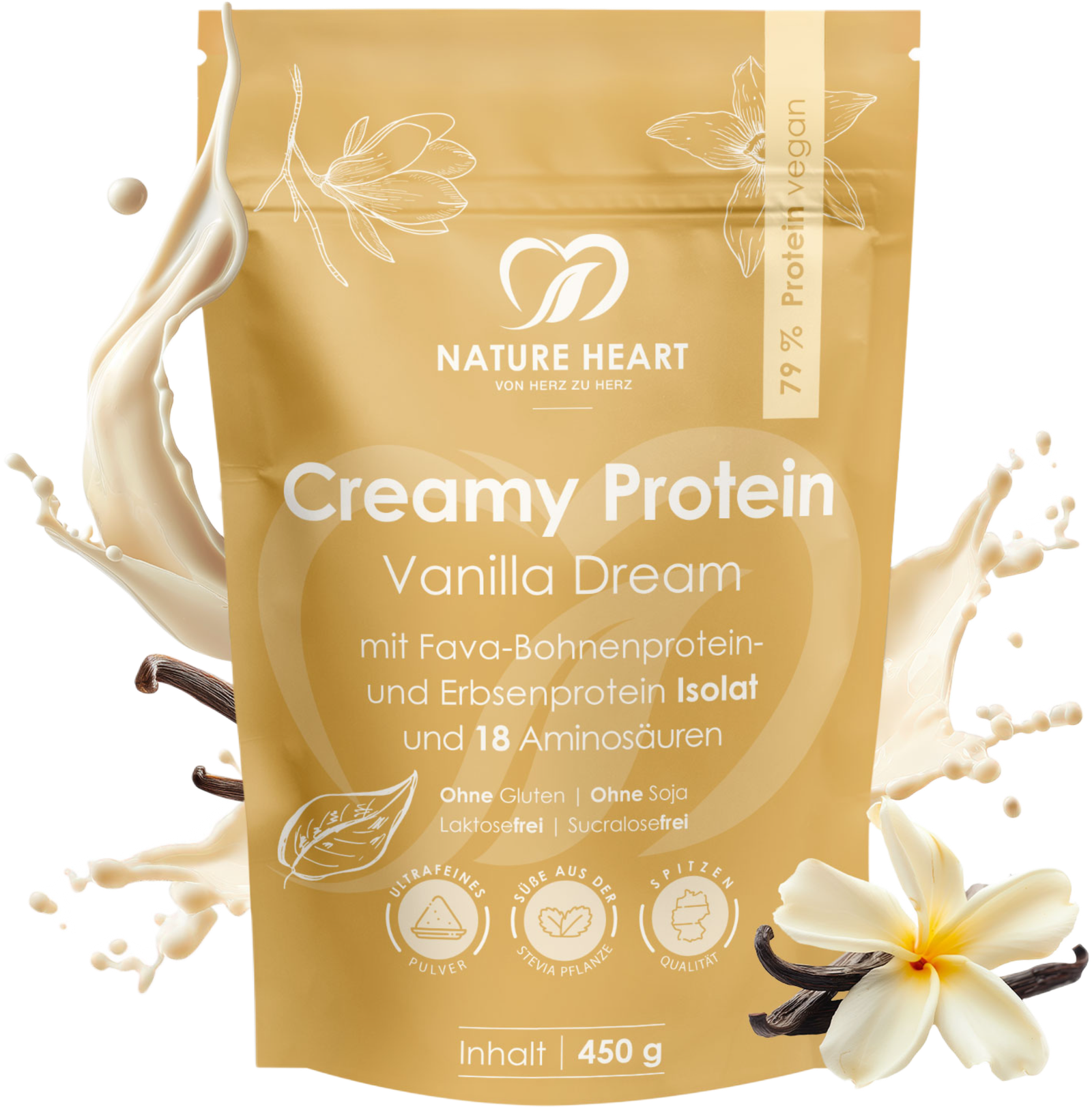 Creamy Protein Iced Vanilla Dream von Nature Heart